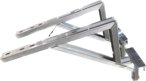 Heavy Duty Aluminum Offset Wall Mount Bracket for Mini-Split Heat Pump/AC , ONE Pair