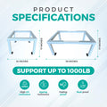 Toughstand Aluminum Heat Pump Snow Stand Adjustable from 24" to 38" Both Sides