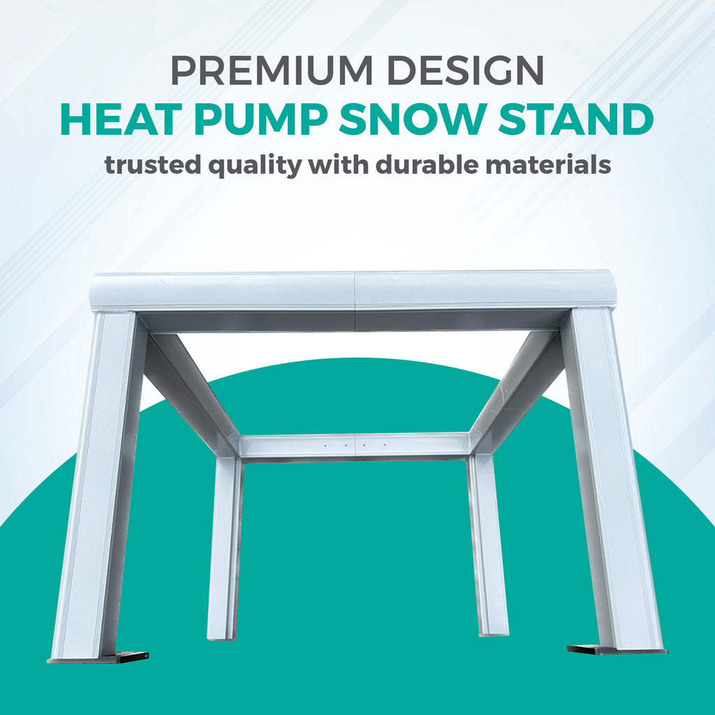 Toughstand Aluminum Heat Pump Snow Stand Adjustable from 24" to 38" Both Sides