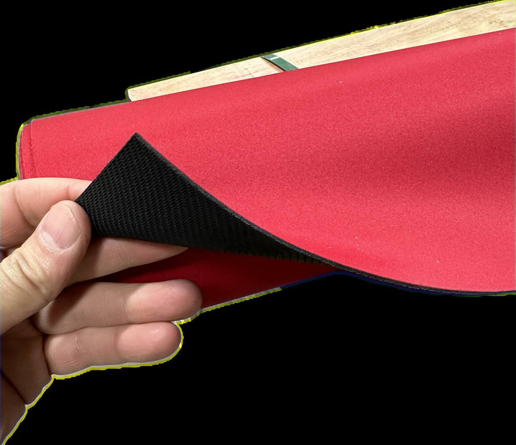 Premium Neoprene Protective Floor Runners,27" Wide x 20Ft Long,2mm Thickness, Red Carpet Runner,Reusable Anti Slip Covering for Construction and Renovation and Moving,Protects All Floors