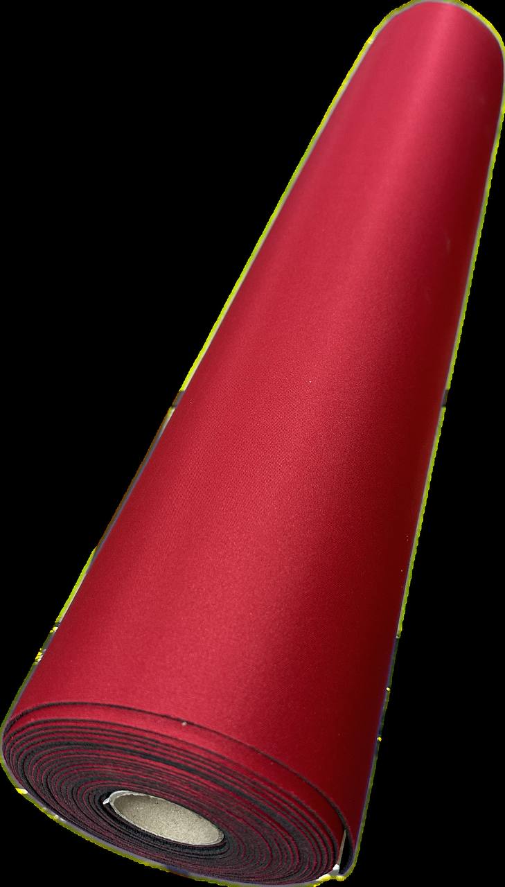 Premium Neoprene Protective Floor Runners,27" Wide x 20Ft Long,2mm Thickness, Red Carpet Runner,Reusable Anti Slip Covering for Construction and Renovation and Moving,Protects All Floors
